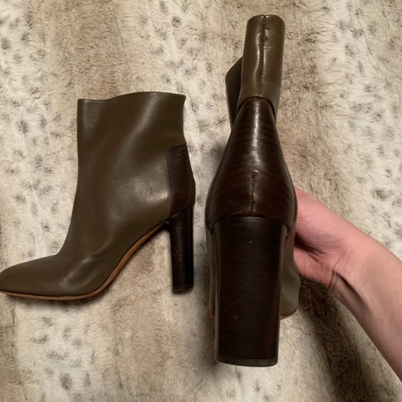 Vince Olive Paige Ankle Boots - Picture 5 of 7